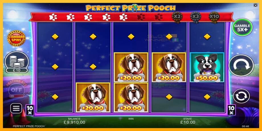 Perfect Prize Pooch lošimo automatas už pinigus, paveikslėlį 5