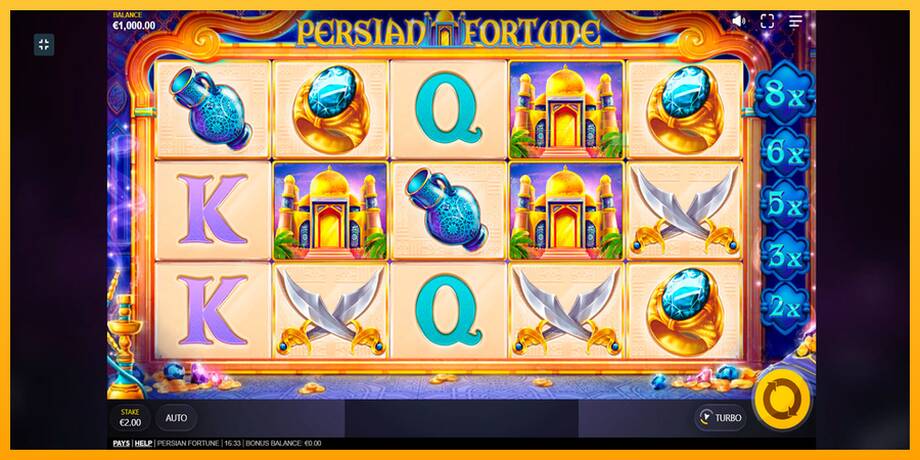 Persian Fortune lošimo automatas už pinigus, paveikslėlį 6