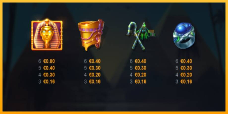 Pharaohs Dynasty PrizeMatch lošimo automatas už pinigus, paveikslėlį 4