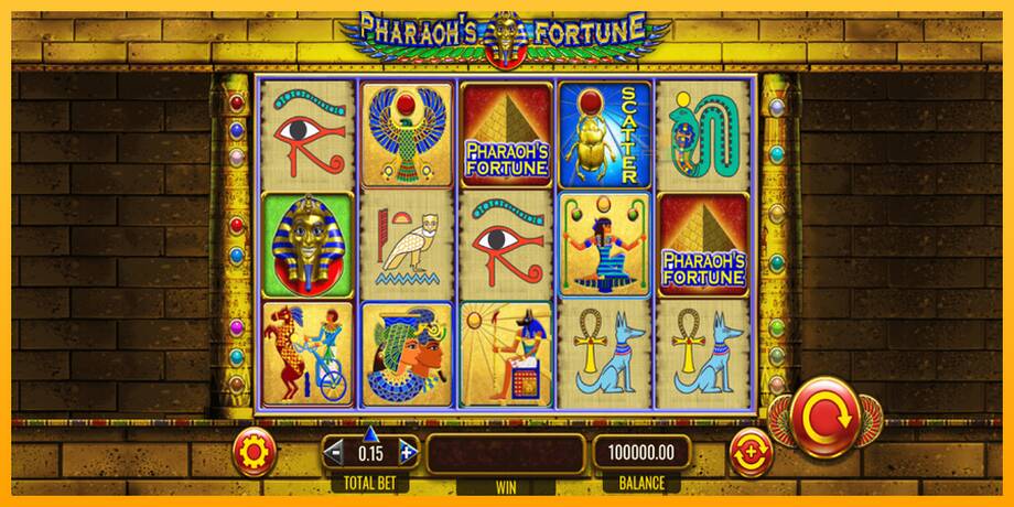 Pharaohs Fortune lošimo automatas už pinigus, paveikslėlį 2