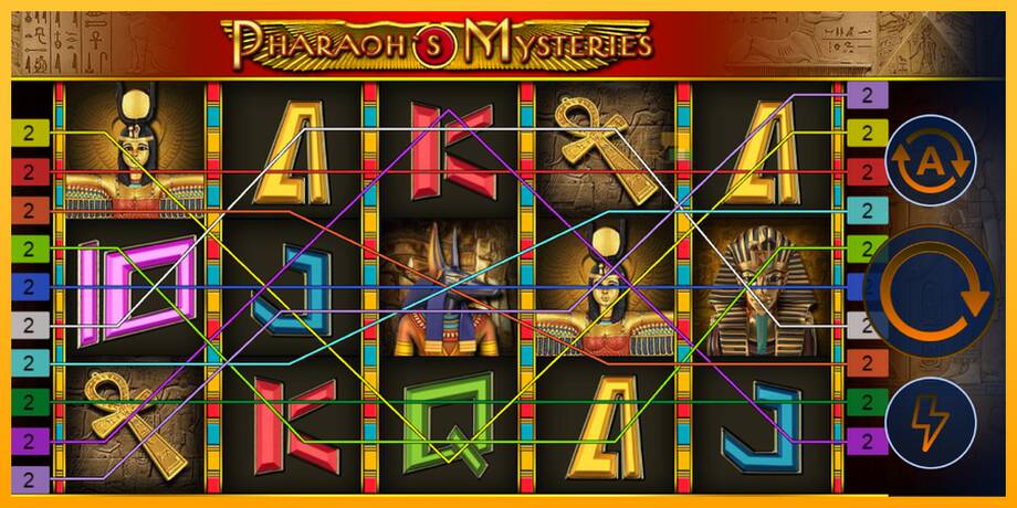 Pharaohs Mysteries lošimo automatas už pinigus, paveikslėlį 1