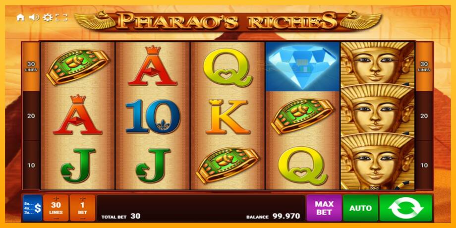 Pharaos Riches lošimo automatas už pinigus, paveikslėlį 1