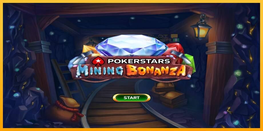 Pokerstars Mining Bonanza lošimo automatas už pinigus, paveikslėlį 1