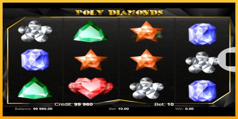 Poly Diamonds lošimo automatas už pinigus, paveikslėlį 2