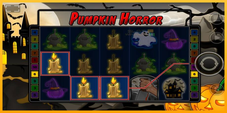 Pumpkin Horror lošimo automatas už pinigus, paveikslėlį 2