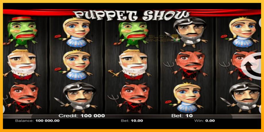 Puppet Show lošimo automatas už pinigus, paveikslėlį 1