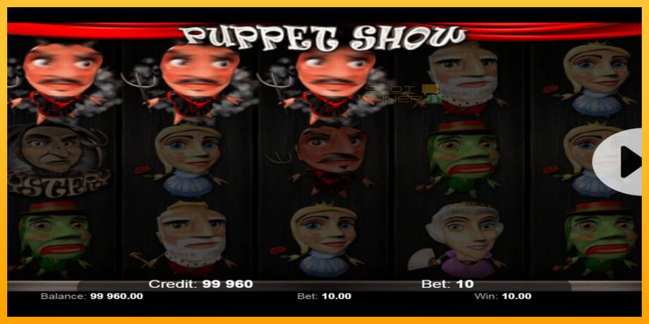 Puppet Show lošimo automatas už pinigus, paveikslėlį 3