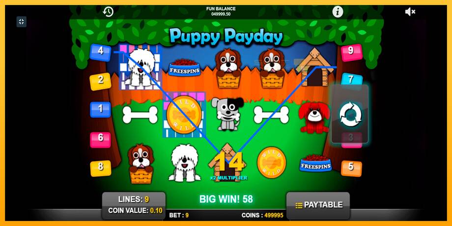 Puppy Payday lošimo automatas už pinigus, paveikslėlį 2