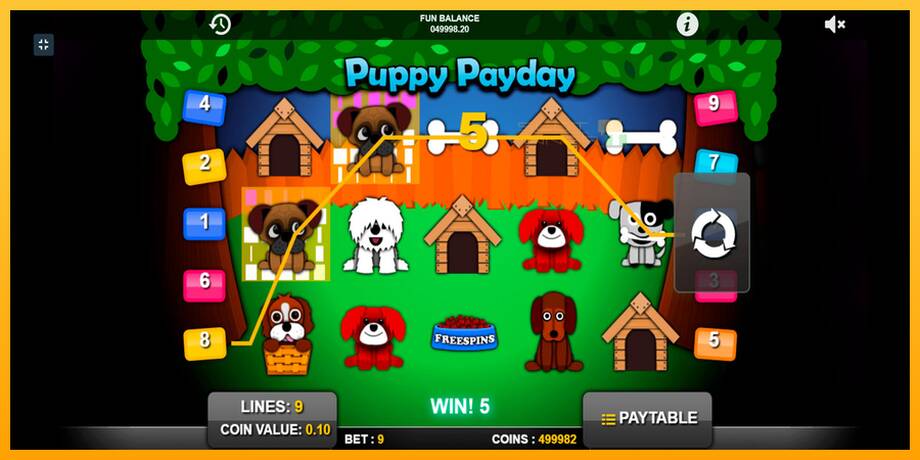 Puppy Payday lošimo automatas už pinigus, paveikslėlį 3