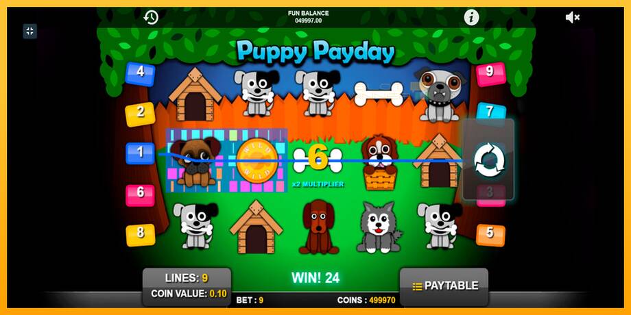 Puppy Payday lošimo automatas už pinigus, paveikslėlį 4