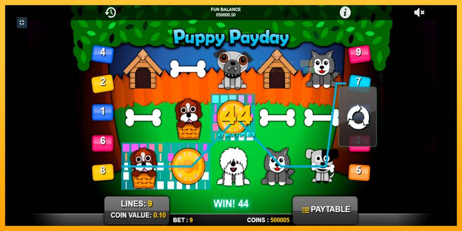 Puppy Payday lošimo automatas už pinigus, paveikslėlį 5