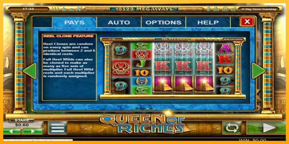 Queen of Riches lošimo automatas už pinigus, paveikslėlį 3