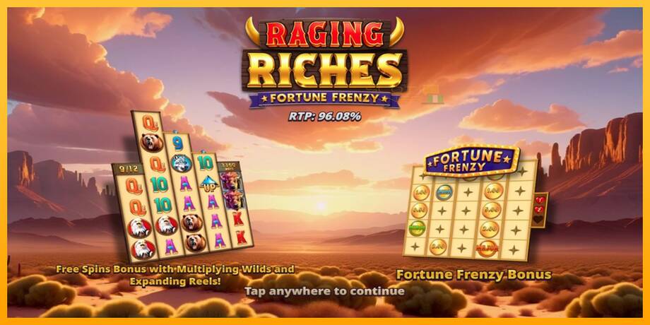 Raging Riches lošimo automatas už pinigus, paveikslėlį 1