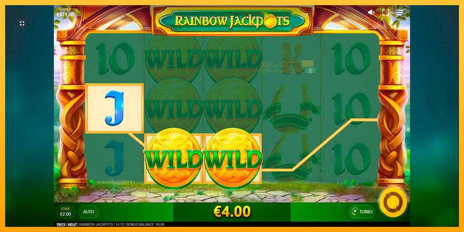 Rainbow Jackpots lošimo automatas už pinigus, paveikslėlį 5