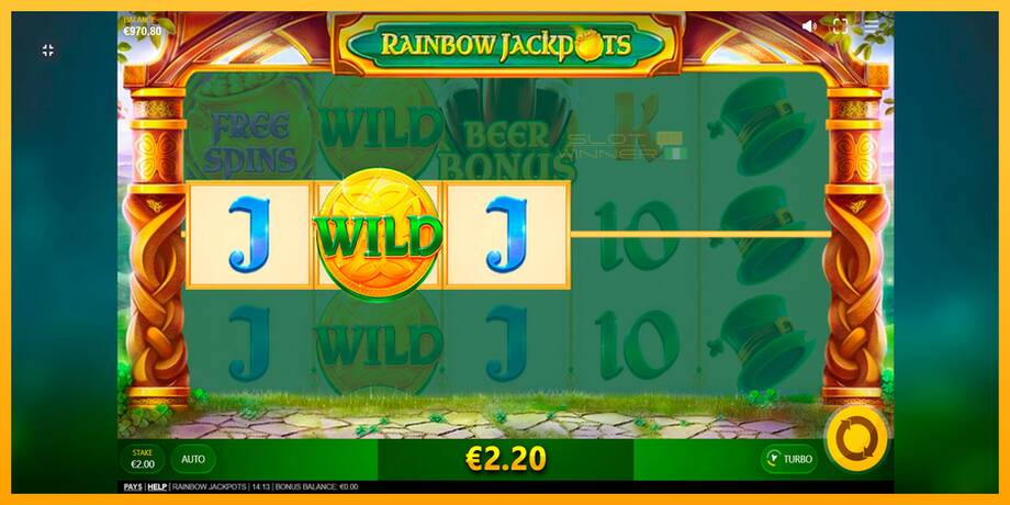 Rainbow Jackpots lošimo automatas už pinigus, paveikslėlį 7