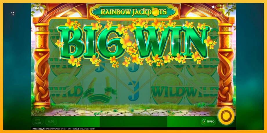 Rainbow Jackpots lošimo automatas už pinigus, paveikslėlį 9