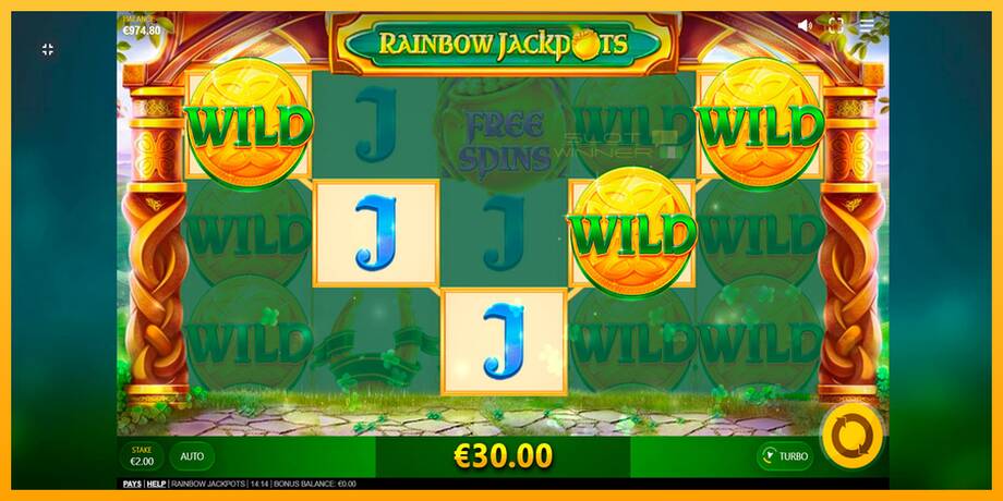 Rainbow Jackpots lošimo automatas už pinigus, paveikslėlį 10