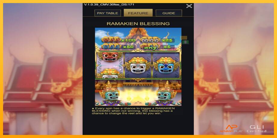 Ramakien Blessing lošimo automatas už pinigus, paveikslėlį 4