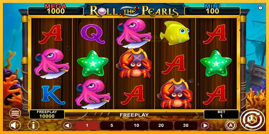 Roll The Pearls Hold & Win lošimo automatas už pinigus, paveikslėlį 2