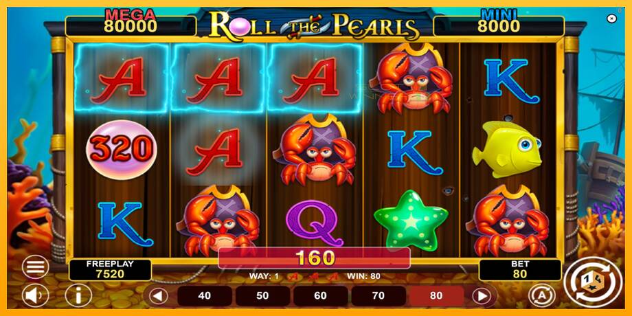 Roll The Pearls Hold & Win lošimo automatas už pinigus, paveikslėlį 4