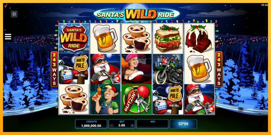 Santas Wild Ride lošimo automatas už pinigus, paveikslėlį 2