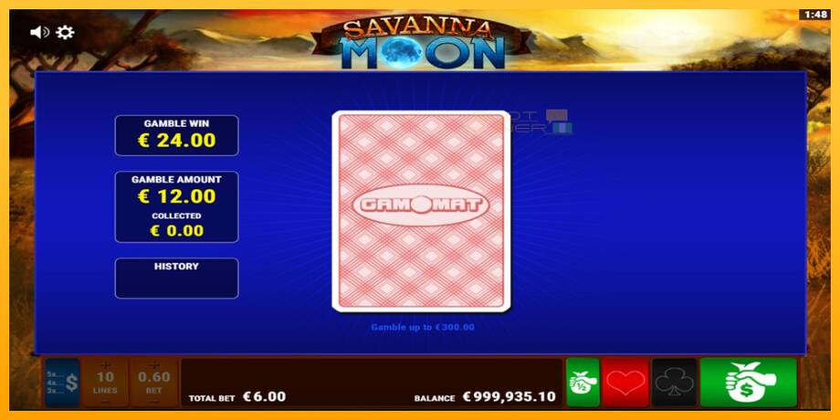 Savanna Moon lošimo automatas už pinigus, paveikslėlį 5