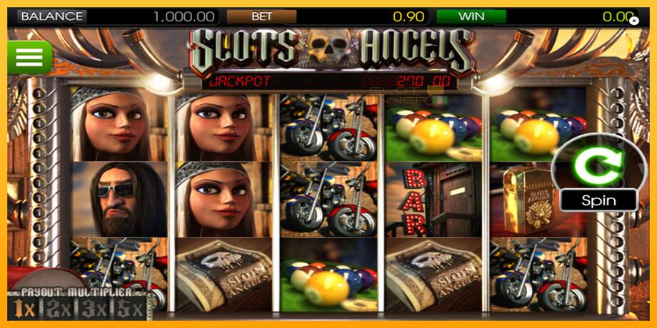 Slots Angels lošimo automatas už pinigus, paveikslėlį 1