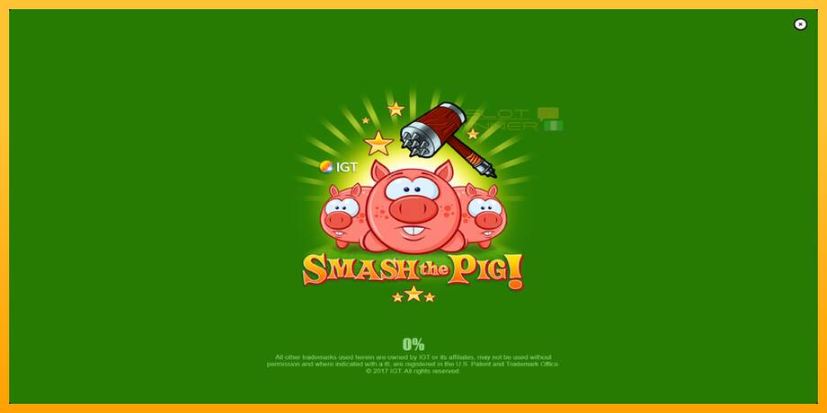 Smash the Pig lošimo automatas už pinigus, paveikslėlį 1