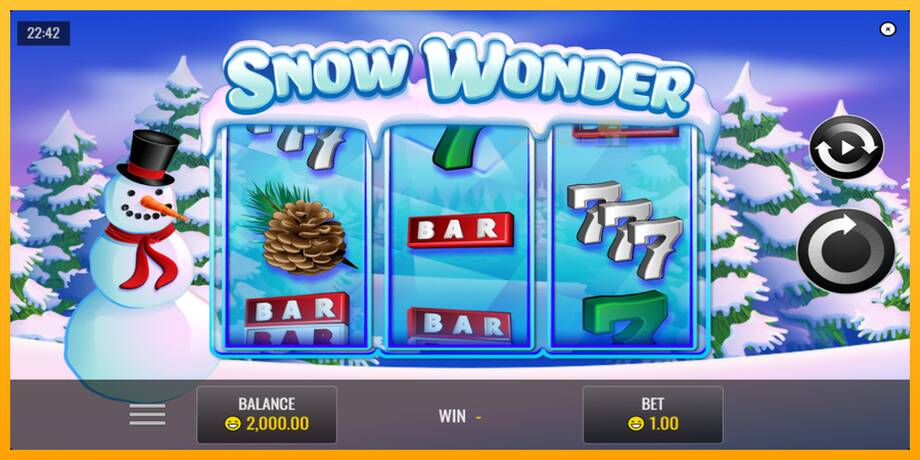 Snow Wonder lošimo automatas už pinigus, paveikslėlį 1