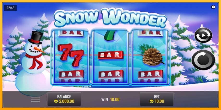 Snow Wonder lošimo automatas už pinigus, paveikslėlį 2