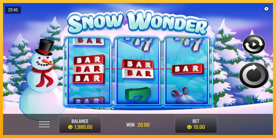 Snow Wonder lošimo automatas už pinigus, paveikslėlį 3