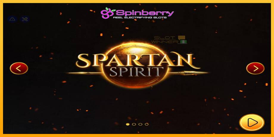 Spartan Spirit lošimo automatas už pinigus, paveikslėlį 1