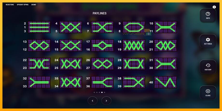 Spooky Spins lošimo automatas už pinigus, paveikslėlį 7