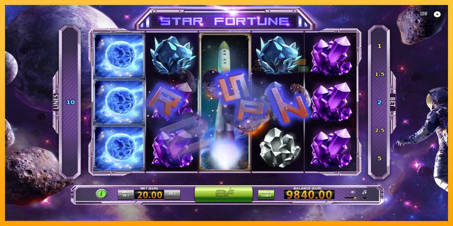 Star Fortune lošimo automatas už pinigus, paveikslėlį 3