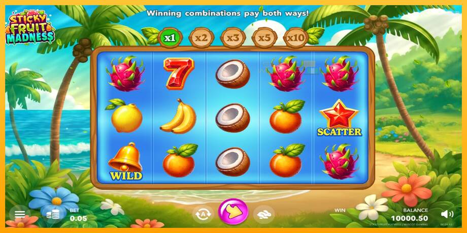 Sticky Fruit Madness lošimo automatas už pinigus, paveikslėlį 4