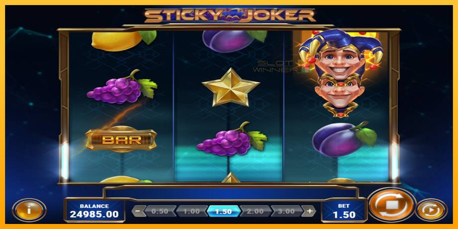 Sticky Joker lošimo automatas už pinigus, paveikslėlį 3