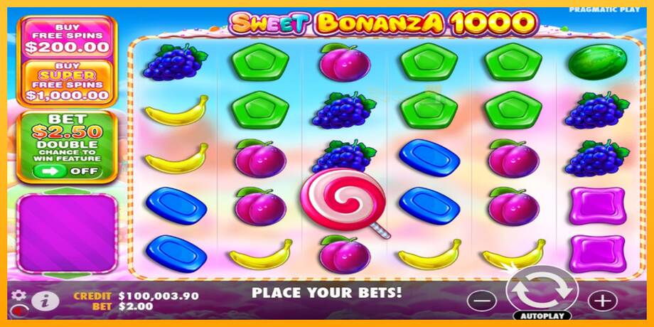 Sweet Bonanza 1000 lošimo automatas už pinigus, paveikslėlį 2