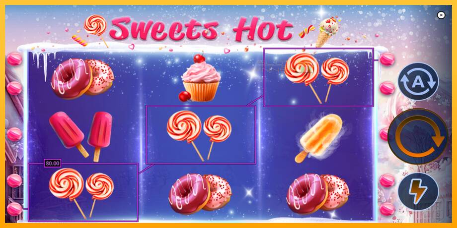 Sweets Hot lošimo automatas už pinigus, paveikslėlį 3