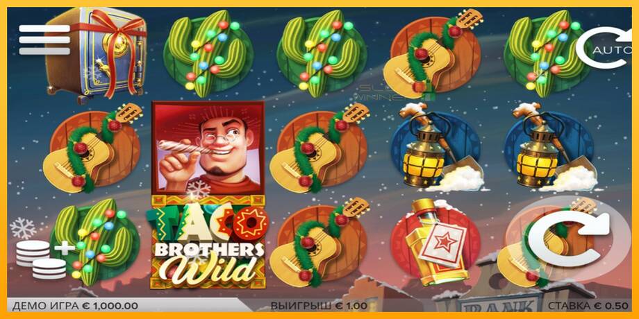 Taco Brothers Saving Christmas lošimo automatas už pinigus, paveikslėlį 2