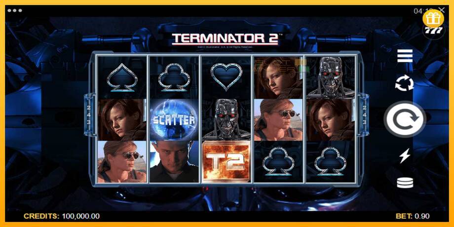 Terminator 2 lošimo automatas už pinigus, paveikslėlį 1