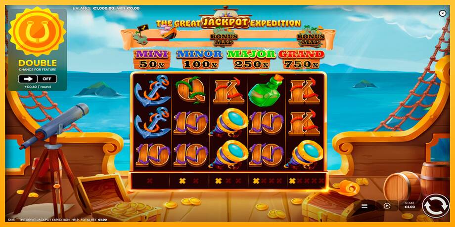 The Great Jackpot Expedition lošimo automatas už pinigus, paveikslėlį 1