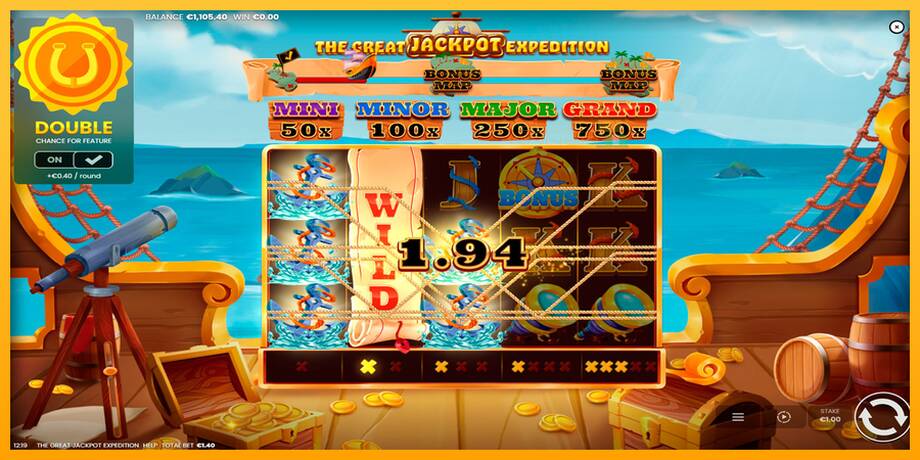 The Great Jackpot Expedition lošimo automatas už pinigus, paveikslėlį 2