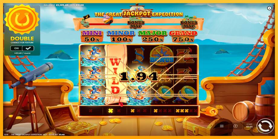 The Great Jackpot Expedition lošimo automatas už pinigus, paveikslėlį 5