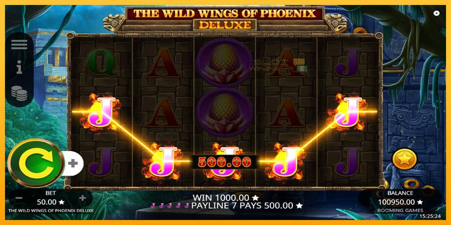 The Wild Wings of Phoenix Deluxe lošimo automatas už pinigus, paveikslėlį 4