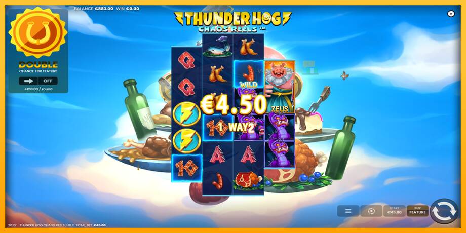 Thunder Hog Chaos Reels lošimo automatas už pinigus, paveikslėlį 4