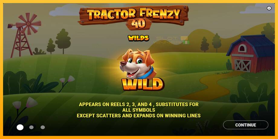 Tractor Frenzy 40 lošimo automatas už pinigus, paveikslėlį 1