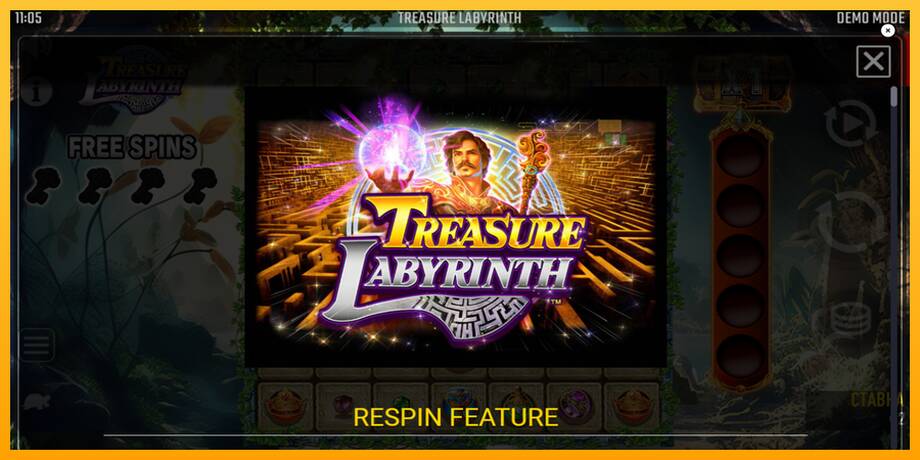 Treasure Labyrinth lošimo automatas už pinigus, paveikslėlį 4