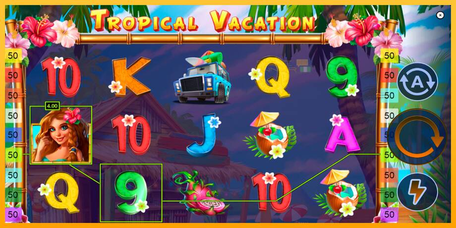 Tropical Vacation lošimo automatas už pinigus, paveikslėlį 2