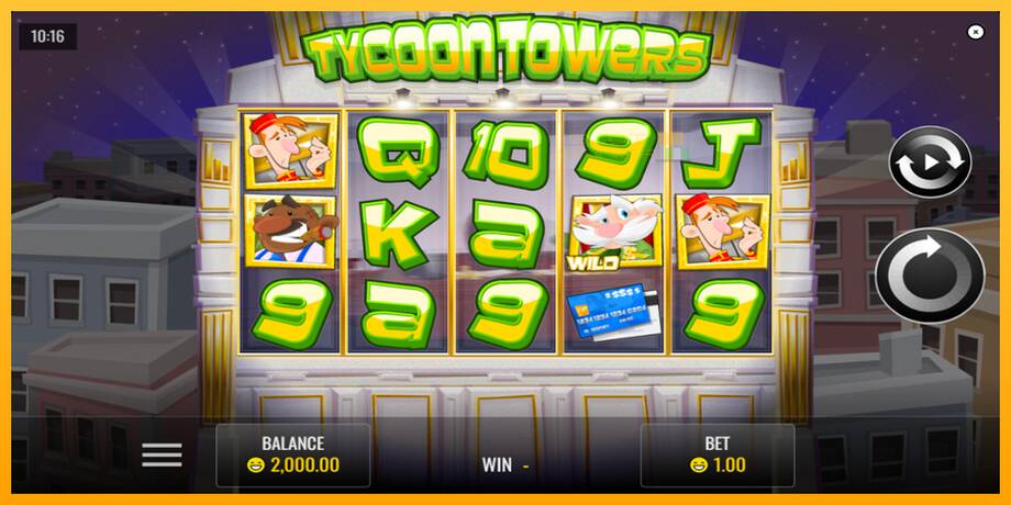 Tycoon Towers lošimo automatas už pinigus, paveikslėlį 2