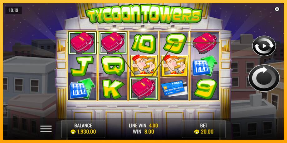 Tycoon Towers lošimo automatas už pinigus, paveikslėlį 4